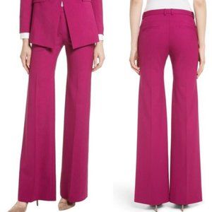 NWT Theory Demetria 2 Electric Pink Pants Sz 8